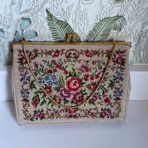 Vintage Needlepoint Handbag